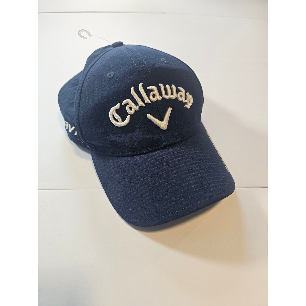 Callaway Golf Hat Mens OSFA Navy Blue Chrome Soft Apex Odyssey Adjustable‎ Cap